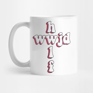 wwjd x hwlf Mug